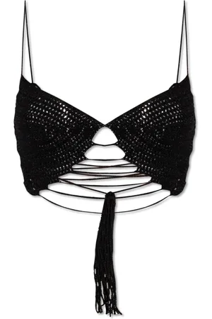 The Mannei Tops, Dames, Zwart, S, Katoen, ‘Lapan’ top