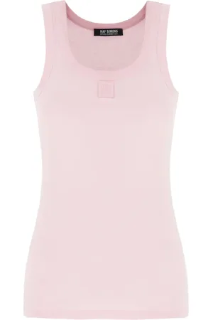 RAF SIMONS Tops, Dames, Roze, M, Stijlvolle Top
