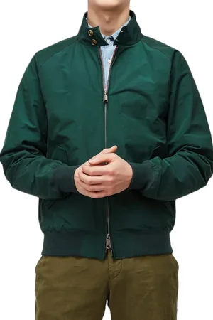 Baracuta Jassen, Heren, Groen, L, Katoen, G9 Stoffen Jas