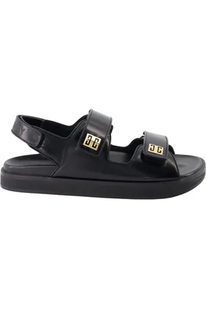 Givenchy Schoenen, Dames, Zwart, 39 EU, Leer, 4G Sandalen