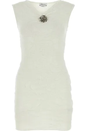 BLUMARINE Kleedjes, Dames, Wit, S, Stijlvolle Jurken