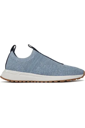 Michael Kors Schoenen, Dames, Blauw, 36 EU, Blauwe Slip-On Sneakers