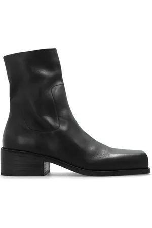 MARSÈLL Schoenen, Heren, Zwart, 41 EU, Leer, Leren enkellaarzen