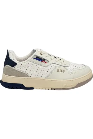 Blauer Schoenen, Heren, Wit, 45 EU, Harper Sneaker - Wit/Blauw