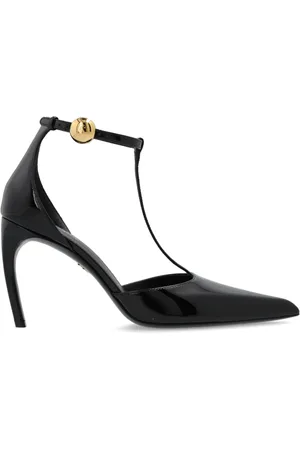 Salvatore Ferragamo Schoenen, Dames, Zwart, 38 1/2 EU, Leer, Odette Pumps