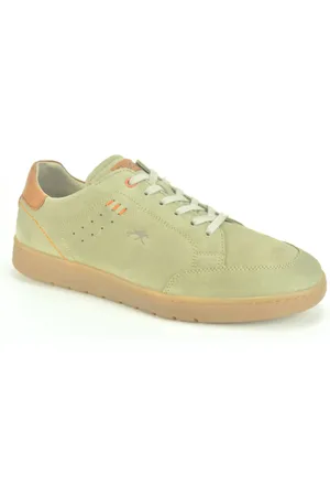 Fluchos Schoenen, Heren, , 45 EU, Suède, Taupe Suède Sneaker