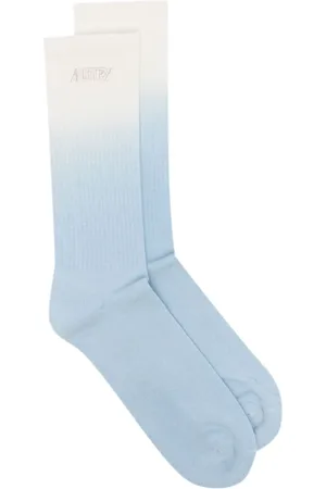 Autry Ondergoed, unisex, Veelkleurig, S, Geribbelde Sokken met Geborduurd Logo