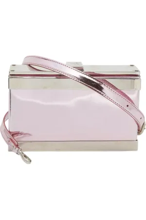 Giuseppe Zanotti Pre-owned, Dames, Roze, ONE Size, Leer, Tweedehands leren schoudertassen