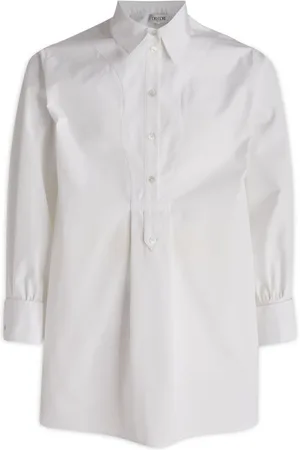 DEL CORE Blouses & Shirts, Dames, Wit, S, Stijlvolle Overhemden