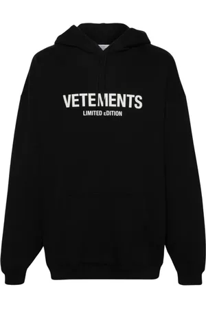 Vetements Sweatshirts & Hoodies, Heren, Zwart, S, Katoen, Beperkte Editie Sweatshirt
