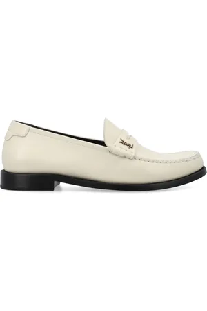 Saint Laurent Schoenen, Heren, , 43 EU, Leer, Gesloten Pearl Penny Loafer Schoenen