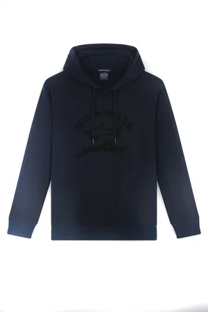 Paul & Shark Sweatshirts & Hoodies, Heren, Blauw, M, Stijlvolle Sweatshirt