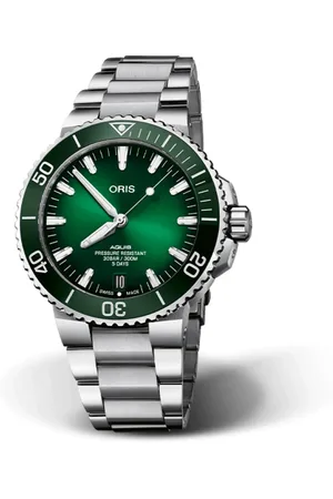Oris Accessoires, unisex, Groen, ONE Size, Aquis Date Calibre 400 Automatisch Horloge