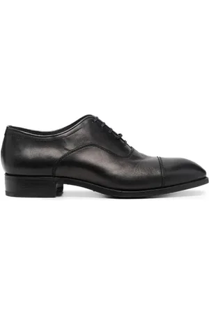 LIDFORT Schoenen, Heren, Zwart, 43 EU, Suède, Zwarte Suède Veterschoenen
