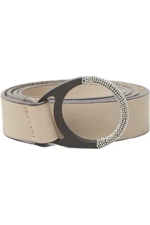 PESERICO SIGN Accessoires, Dames, Veelkleurig, ONE Size, Leer, Echt leren riem met Punto Luce ring