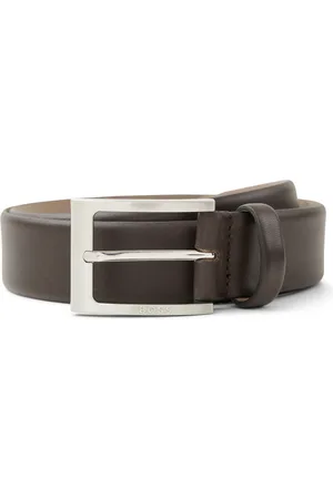 HUGO BOSS Accessoires, Heren, Bruin, 95 CM, Leer, Riem