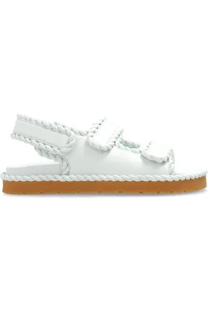 Bottega Veneta Schoenen, Dames, Groen, 40 EU, Leer, Jack Sandalen