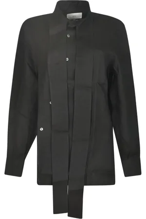 SETCHU Blouses & Shirts, Dames, Zwart, S, Shirts