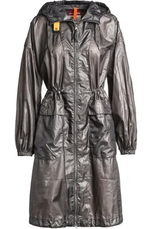 Parajumpers Mantels, Dames, Grijs, S, Nylon, Lichtgewicht Nylon Organza Jas Olga Rock
