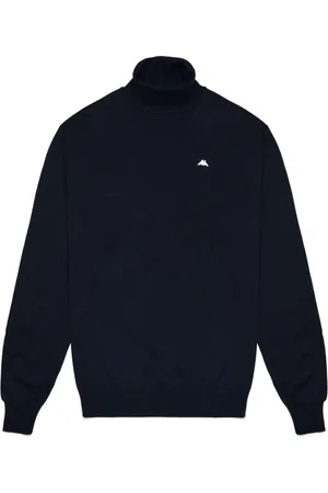 Kappa Truien, Heren, Blauw, L, Wol, Deiron Gebreide Coltrui Blauw Marine