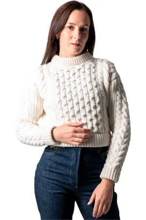Patou Truien, Dames, Wit, S, Leer, Cables Coltrui Avalanche Kn 138 8064