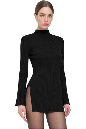 Wolford Truien, Dames, Zwart, L, Wol, Coltrui