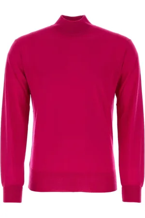PT Torino Truien, Heren, Roze, S, Wol, Fuchsia Wollen Coltrui - Stijlvol en Comfortabel