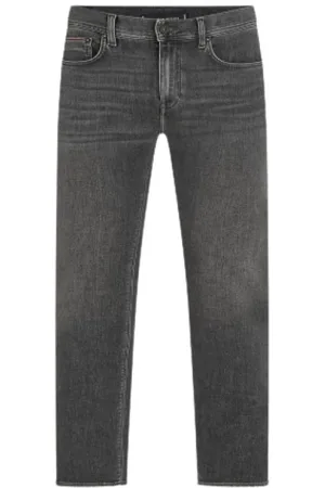 Tommy Hilfiger Jeans, Heren, Grijs, W36, Katoen, Slim-fit Jeans