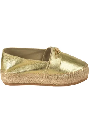 Moschino Schoenen, Dames, Geel, 36 EU, Espadrilles