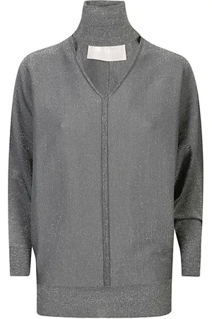 CIRCUS HOTEL Truien, Dames, Grijs, 2Xs, Grijze Viscose Coltrui