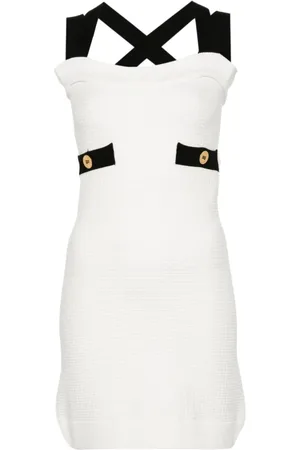 Patou Kleedjes, Dames, Wit, L, Short Kleedjes