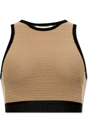 Palm Angels Tops, Dames, , M, Katoen, Gebreide Top