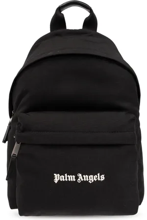 Palm Angels Tassen, Dames, Zwart, ONE Size, Rugzak met Logo