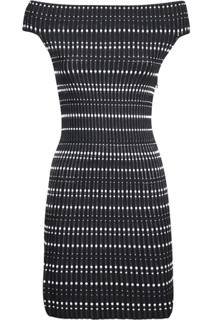 Alexander McQueen Kleedjes, Dames, Zwart, S, Polyester, Kleedjes