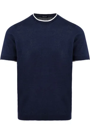 DRUMOHR Tops, Heren, Blauw, L, Blauwe Sweaters