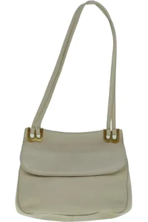 Bally Pre-owned, Dames, , ONE Size, Leer, Tweedehands leren schoudertassen