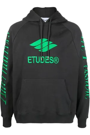 Etudes Sweatshirts & Hoodies, Heren, Zwart, M, Katoen, Hoodies