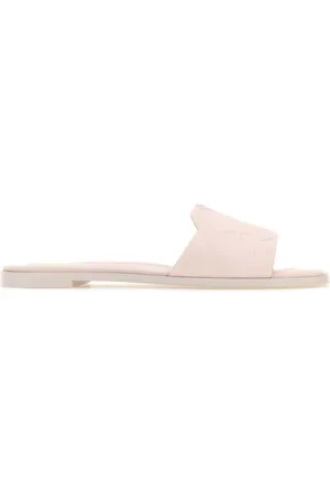 Alexander McQueen Schoenen, Dames, Roze, 37 EU, Pastelroze Leren Pantoffels