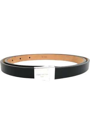 LOUIS VUITTON Pre-owned, Dames, Zwart, ONE Size, Leer, Pre-owned Leather belts