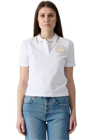 VERSACE Tops, Dames, Wit, M, Katoen, Truien