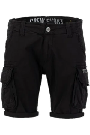 Alpha Industries Korte broeken, Heren, Zwart, W29, Katoen, Broeken