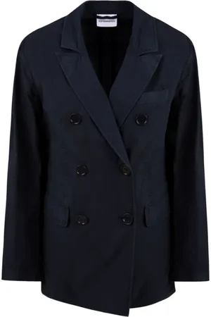 Aspesi Jassen, Dames, Blauw, S, Blauwe Jassen voor Mannen
