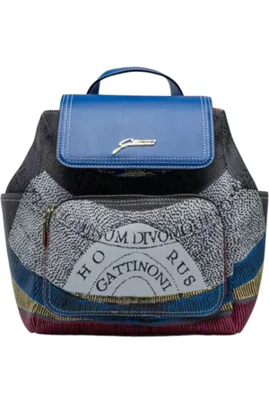 Gattinoni Tassen, Dames, Veelkleurig, ONE Size, Leer, Rugzak