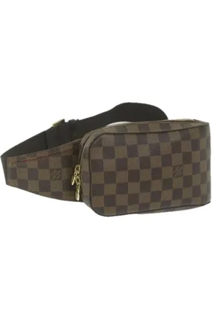LOUIS VUITTON Pre-owned, Dames, Bruin, ONE Size, Tweedehands Canvas Louis Vuitton tassen