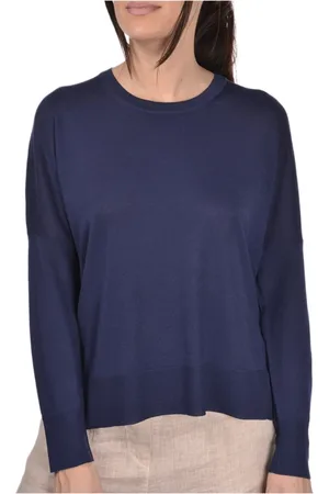 Gran Sasso Sweatshirts & Hoodies, Dames, Blauw, XL, Wol, Sweatshirts