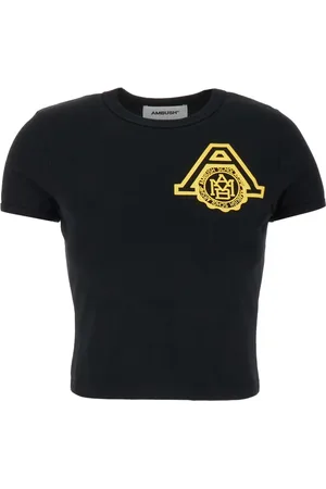 AMBUSH Tops, Dames, Zwart, S, Katoen, T-Shirts