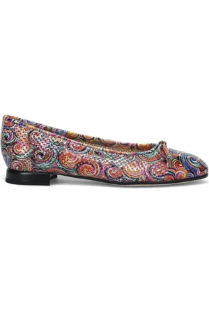 Brunate Schoenen, Dames, Veelkleurig, 38 EU, Handgemaakte Italiaanse Multi Kleur Platte Schoenen