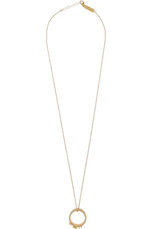Maison Margiela Accessoires, Heren, Geel, M, Zilveren Ketting