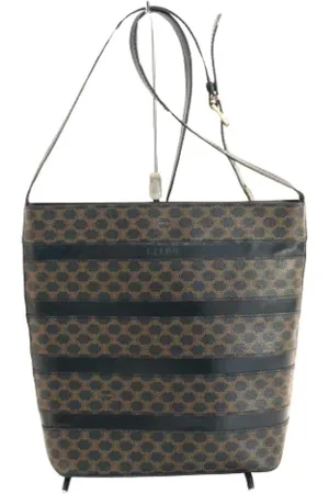 Céline Pre-owned, Dames, Veelkleurig, ONE Size, Leer, Tweedehands leren schoudertassen
