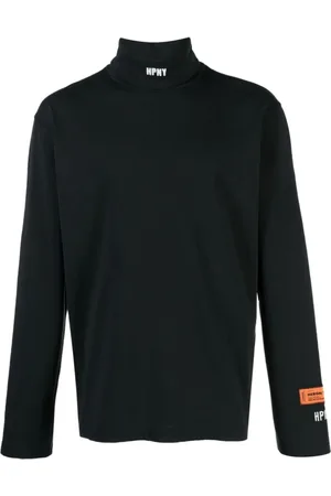 Heron Preston Truien, Heren, Zwart, M, Katoen, Hpny Logo Coltrui T-Shirt